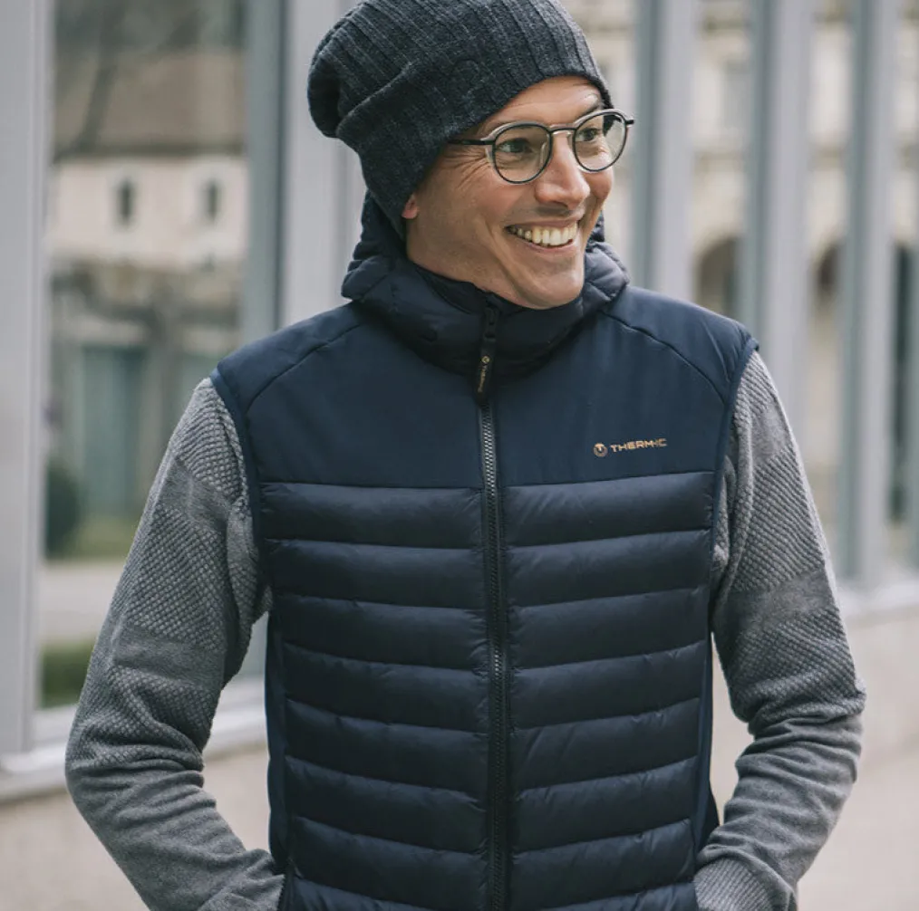 Heated jacket - Powervest Urban men navy blue